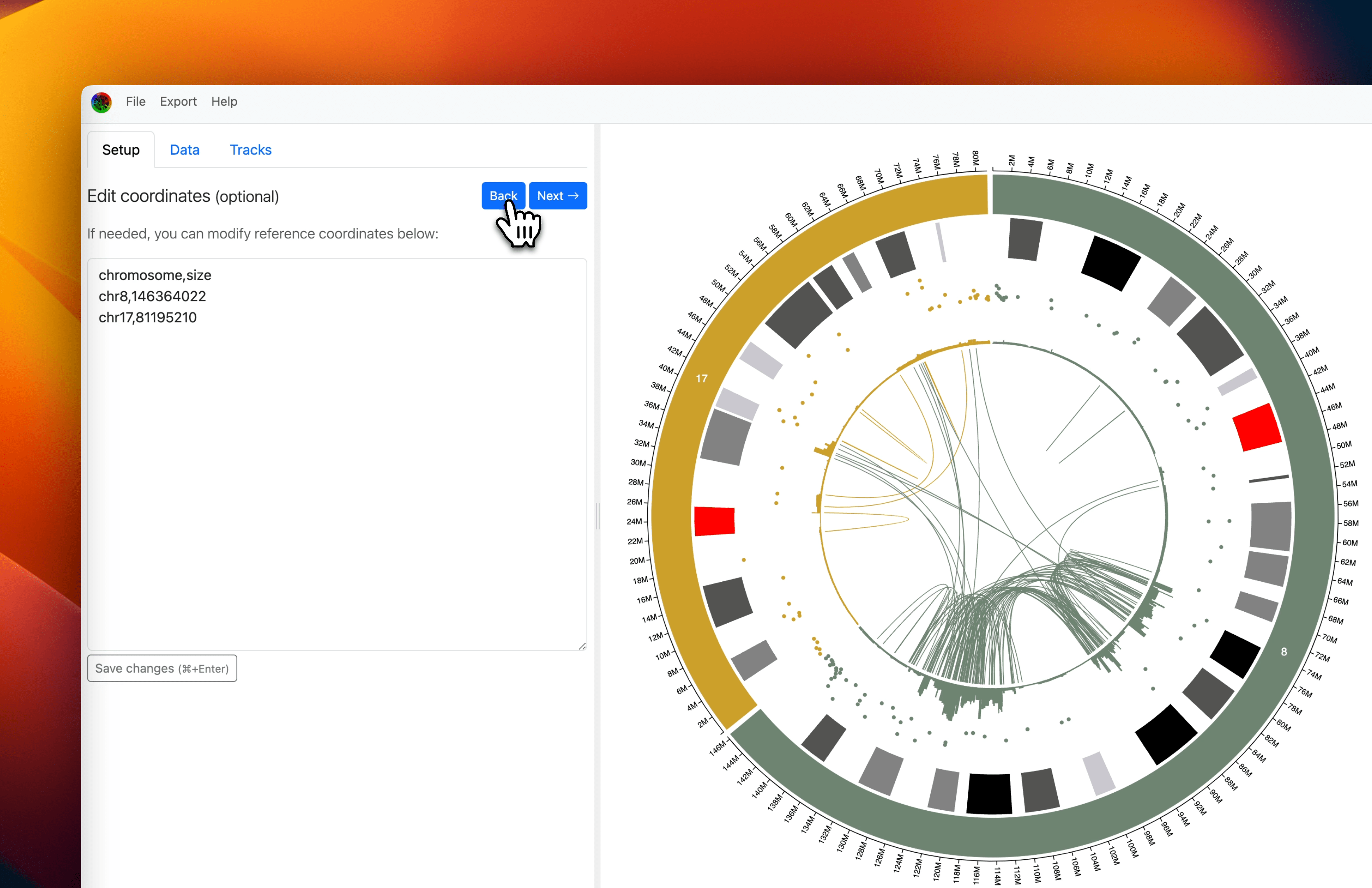 the reference genome can be edited quickly while preserving data layers