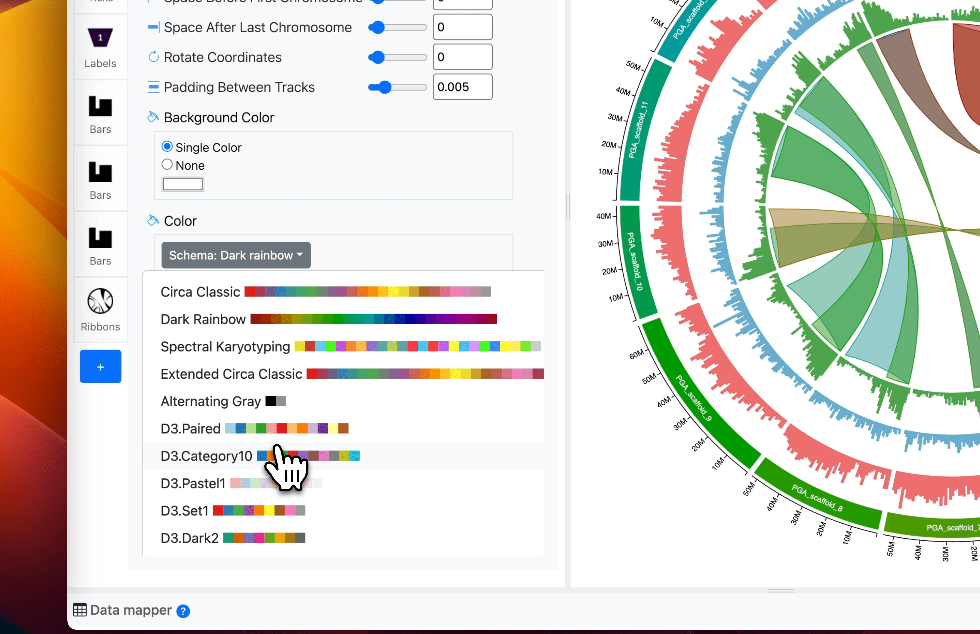 see color changes instantly