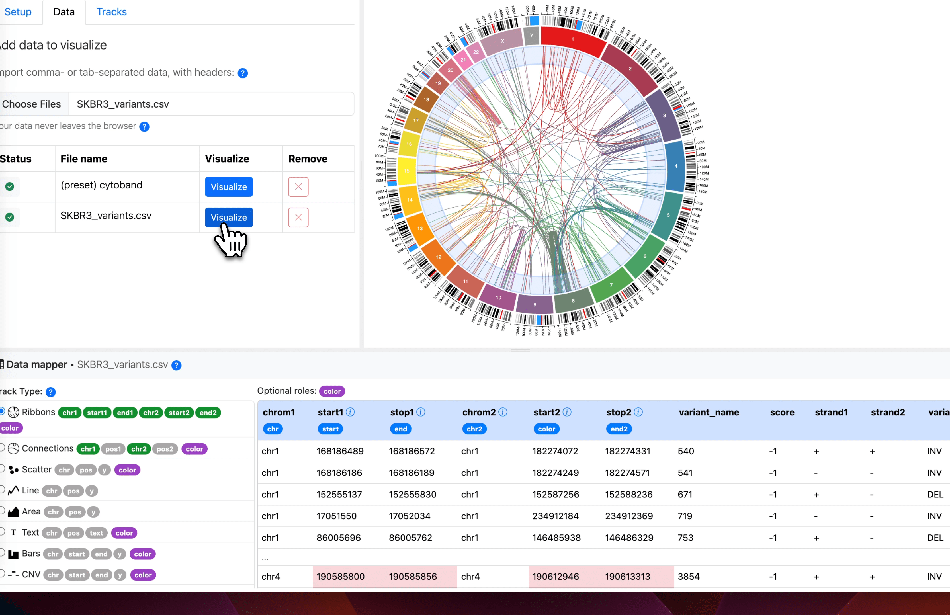 making a whole SKBR3 plot with a few clicks